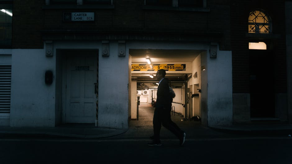 Secure well-lit pedestrian tunnel representing safe support pathways